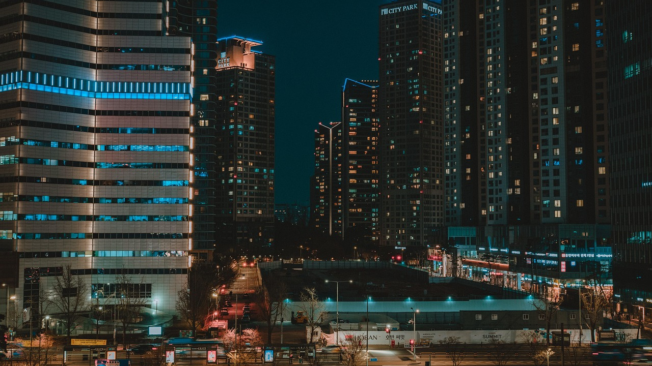 night city skyline